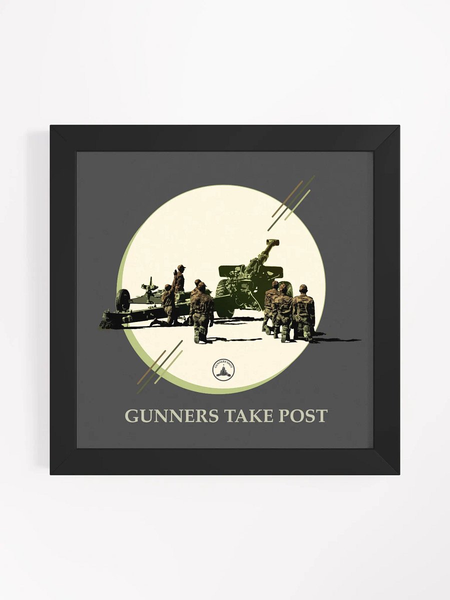 Gunners Take Post (framed print) product image (3)