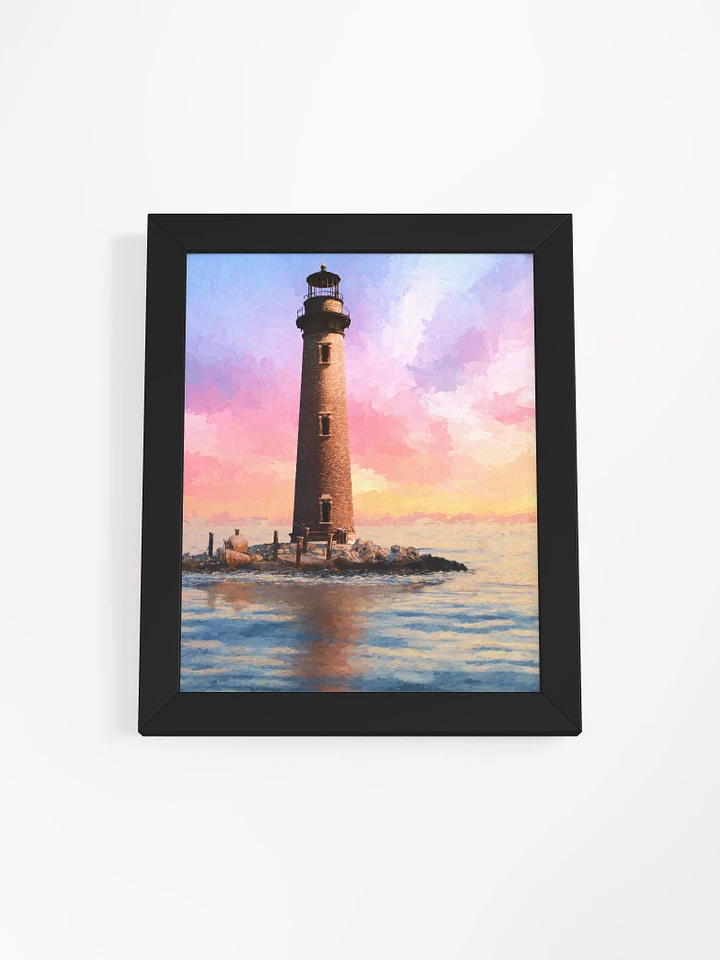 Sand Island Lighthouse – Mobile Alabama Framed Poster product image (11)