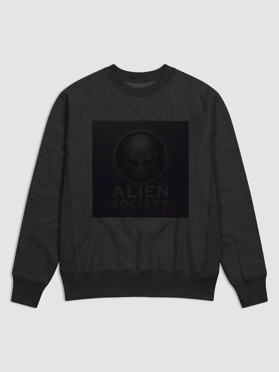 black on black Alien Society Champion Sweatshirt product image (1)
