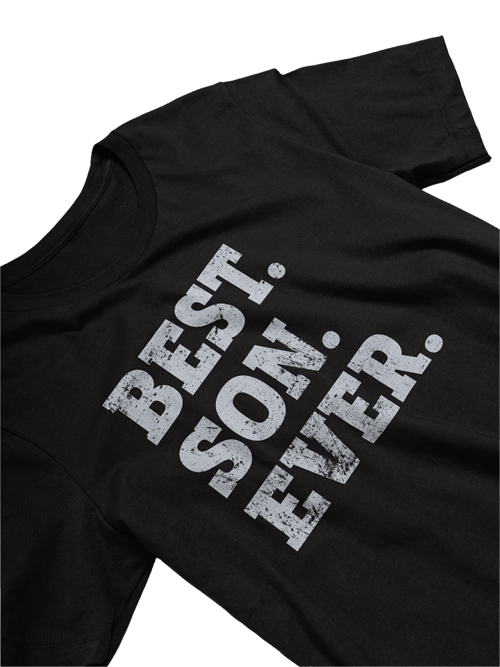 Best. Son. Ever. – Bold Grunge Bella+Canvas 3001 Tee product image (1)