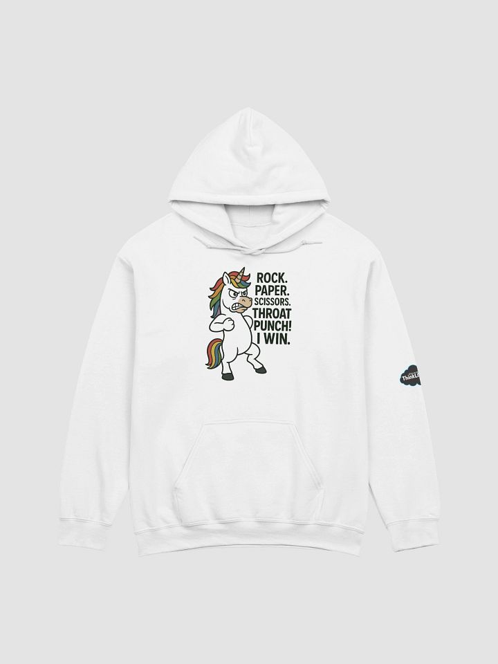 Rock. Paper. Scissors. THROAT PUNCH! - Hoodie product image (9)