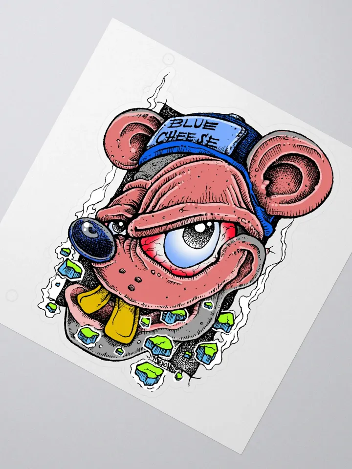 Blue Cheese Kiss Cut Sticker product image (4)