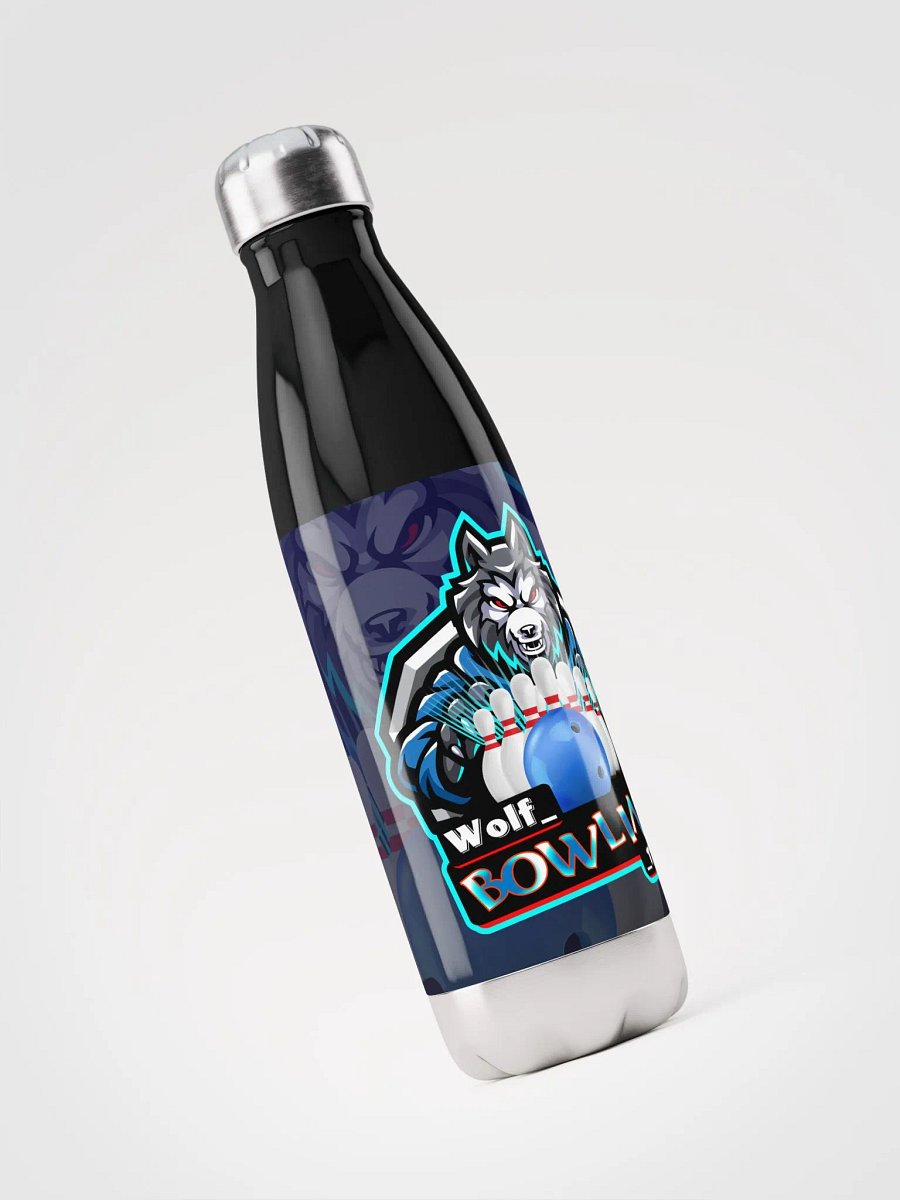 wolf bowling water bottle product image (3)