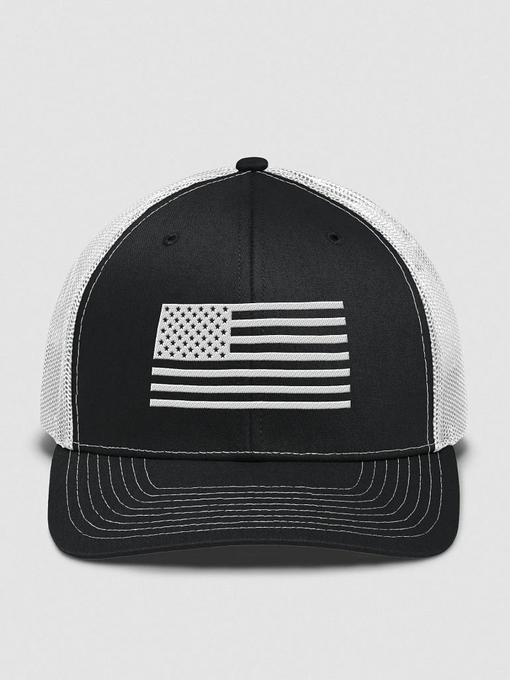 Triple Line Snapback Trucker Hat product image (7)