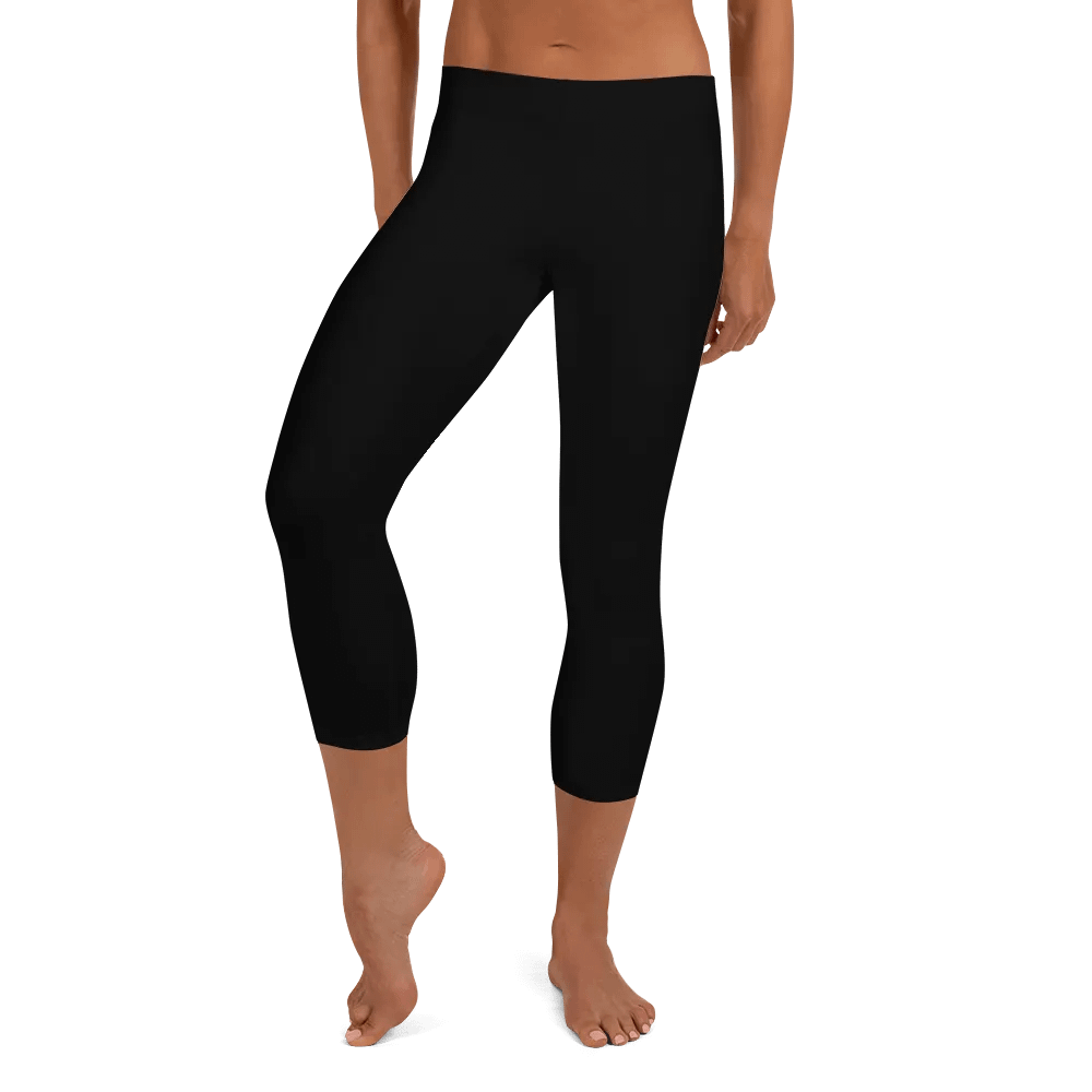 Hello Autumn-Black Capri Leggings for HER product image (4)