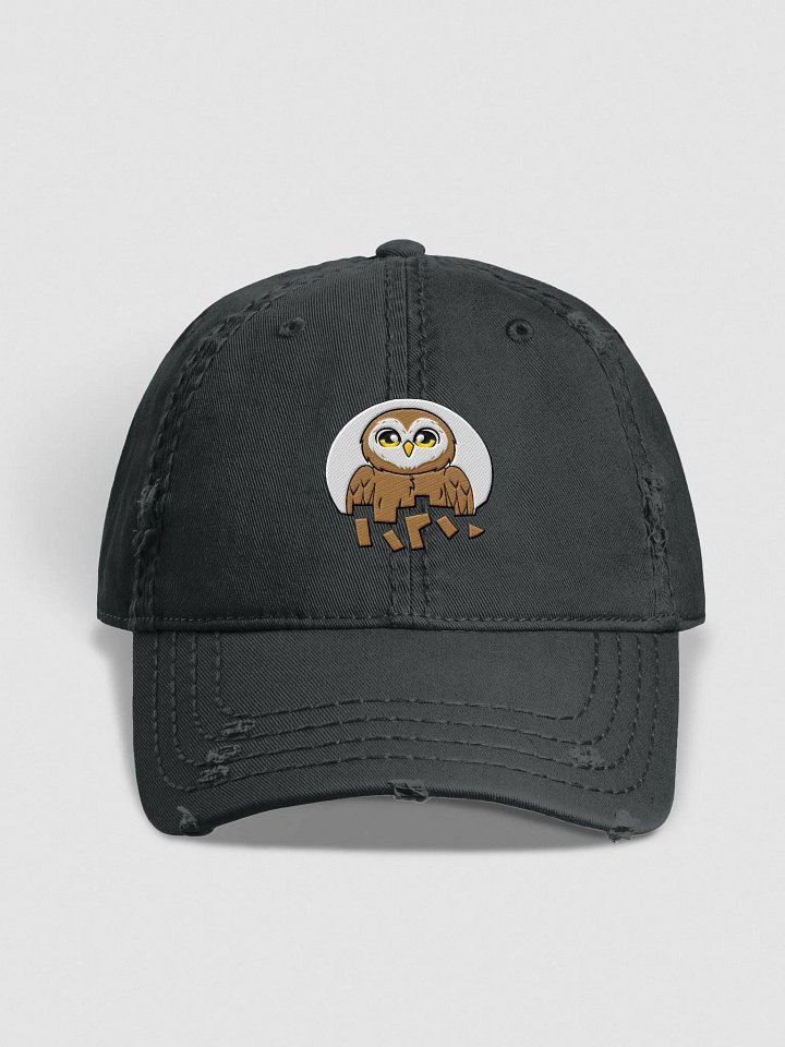Owl Eyes Distressed Dad Hat product image (1)