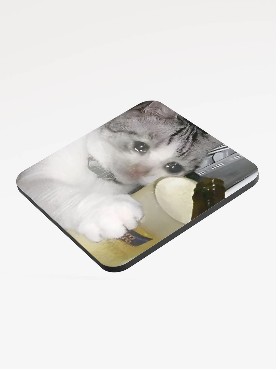 Glossed Cork Coaster: Meme Cats product image (3)