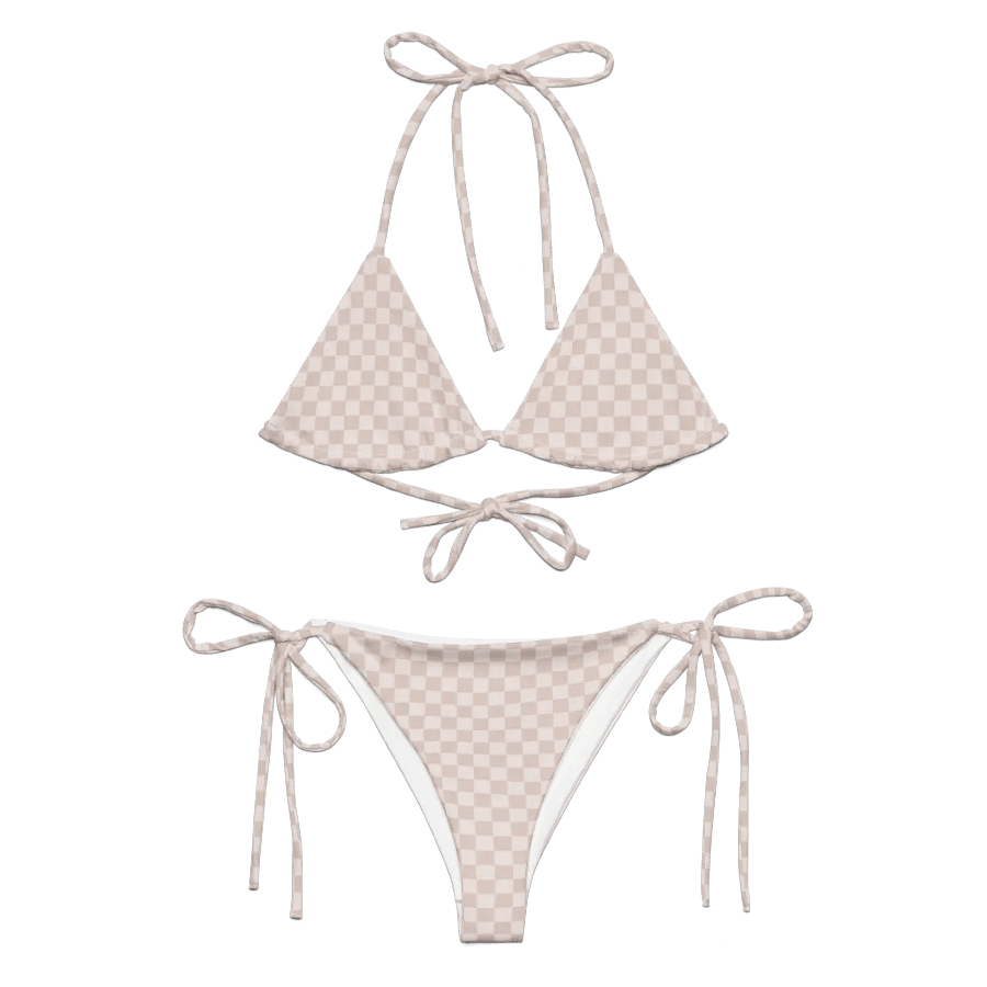 Quiet Luxury Checkered Bikini product image (1)