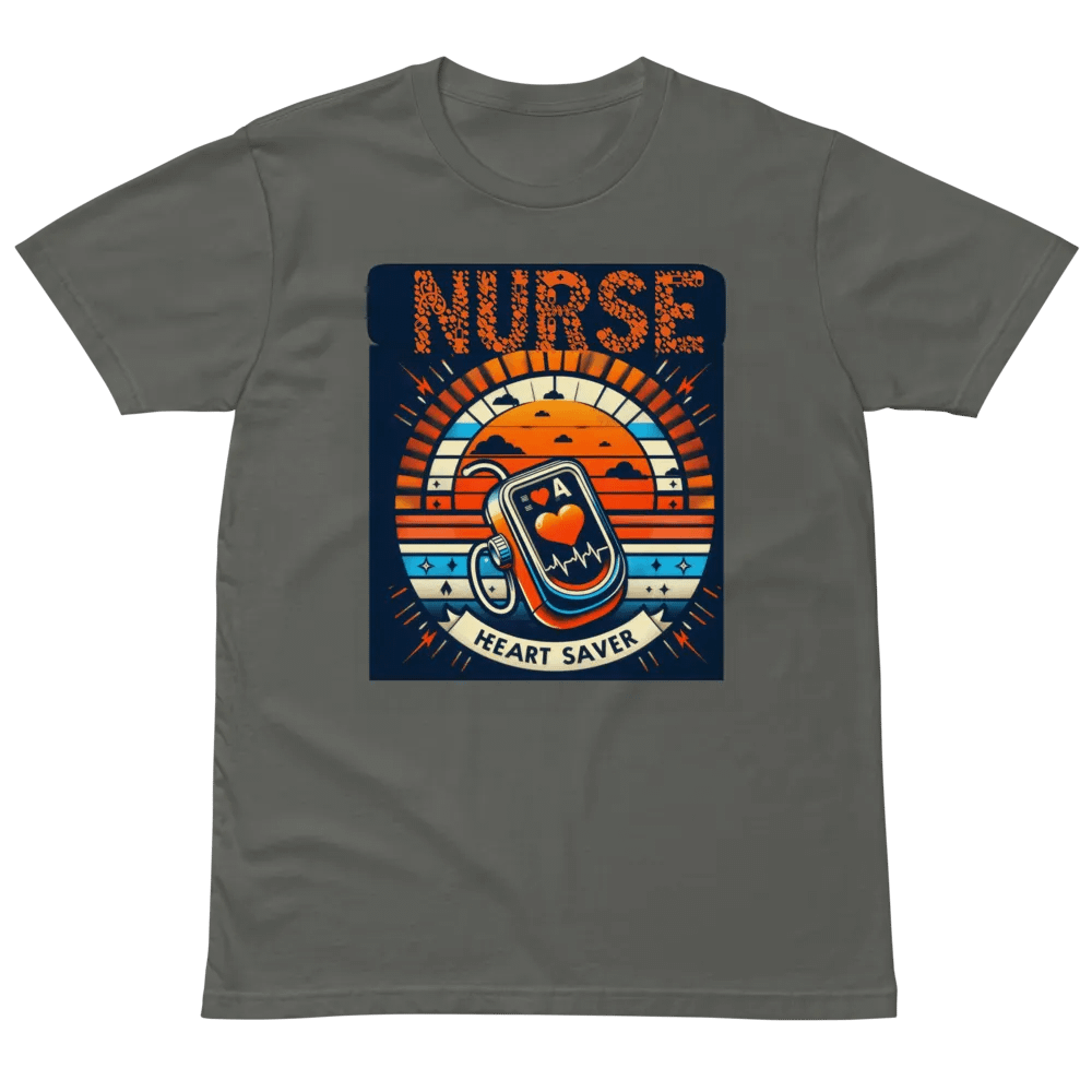 Heart Saver Nurse Sunset T-shirt product image (3)