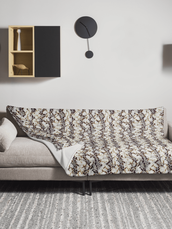 Beige Snake Skin Blanket product image (2)