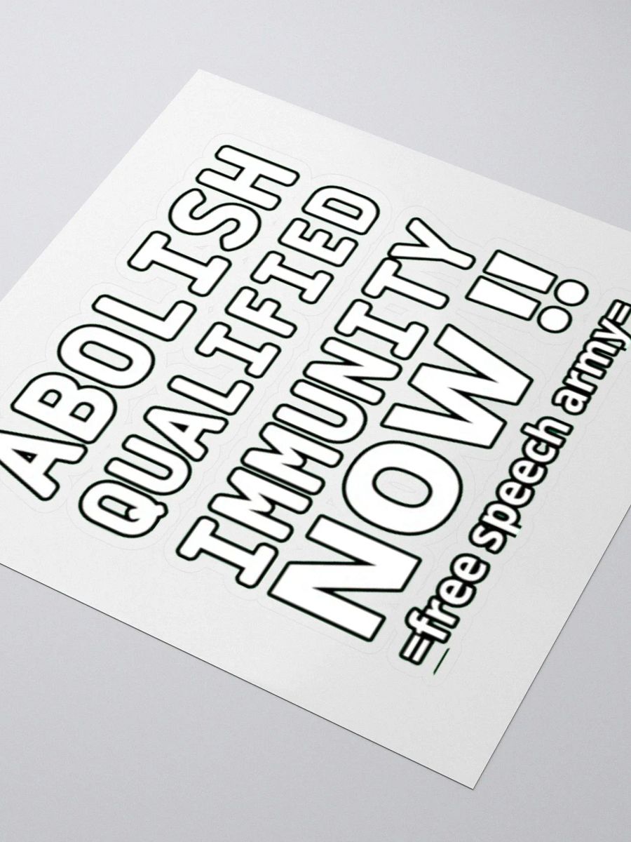 ABOLISH QUALIFIED IMMUNITY NOW product image (3)
