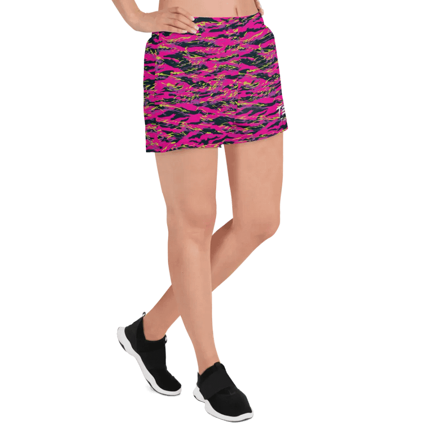 Pink Camo Gym Shorts product image (7)
