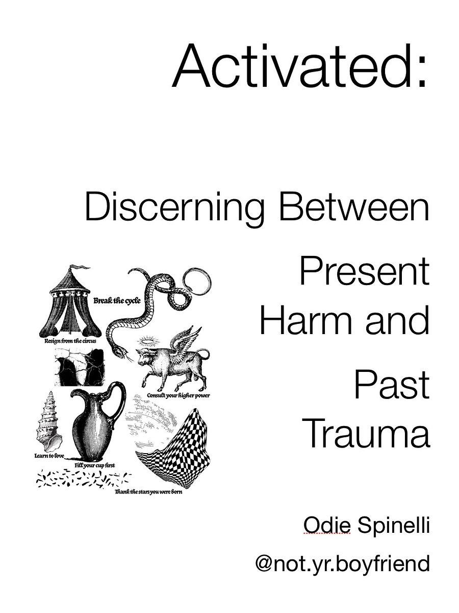 Activated: Discerning Between Present Harm and Past Trauma product image (1)