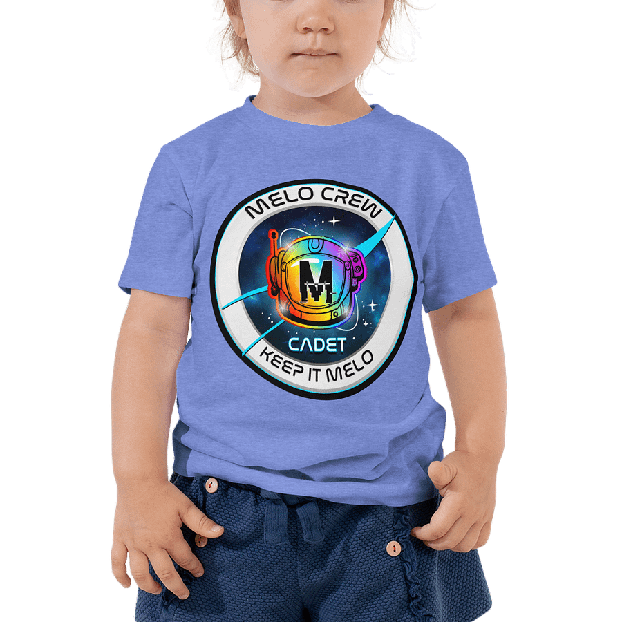 #MeloCrew Badge: Cadet - Basic Toddler T-Shirt | #MadeByMELO product image (2)