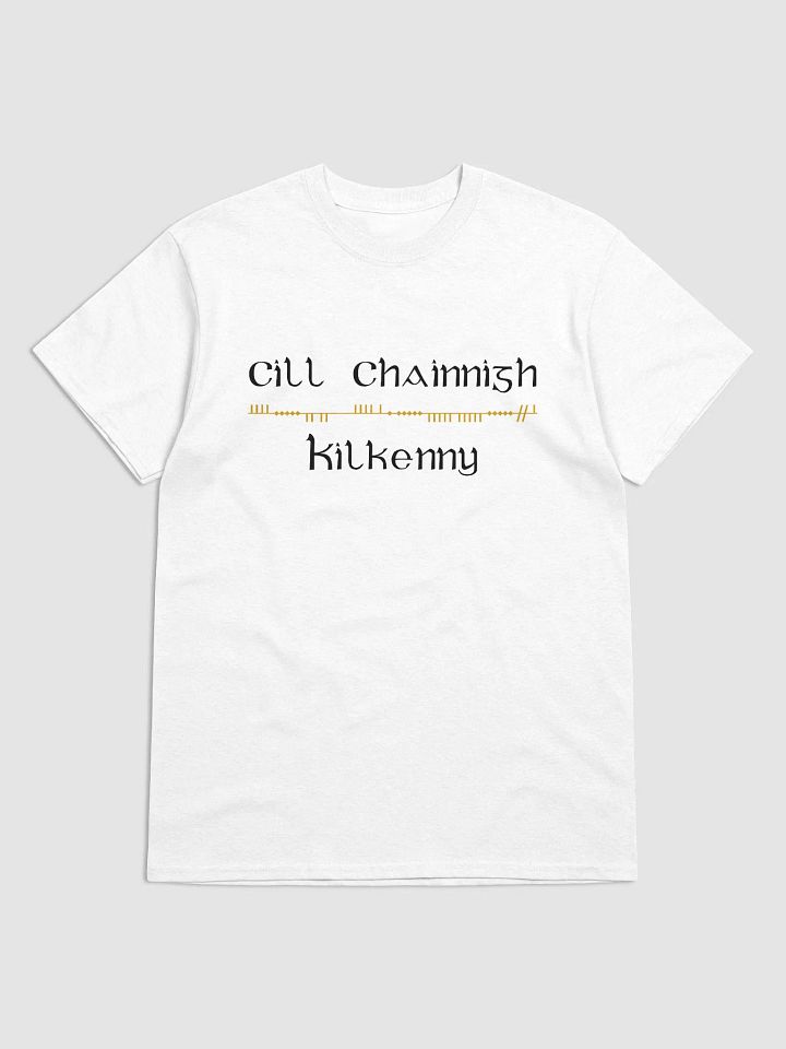 Kilkenny/Cill Chainnigh Scholastic style Ogham printed T-shirt product image (1)
