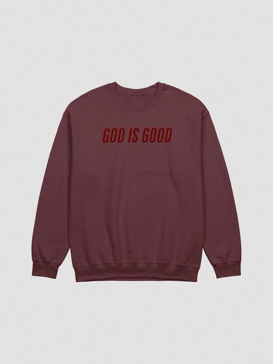 God is Good - Maroon Monochromatic Crewneck product image (2)