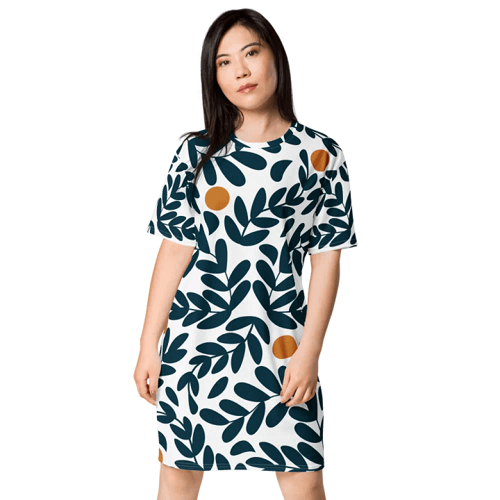Symmetry Leaf All-Over Dress product image (1)