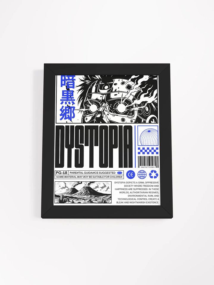 Framed Dystopia Cyborg Poster product image (1)