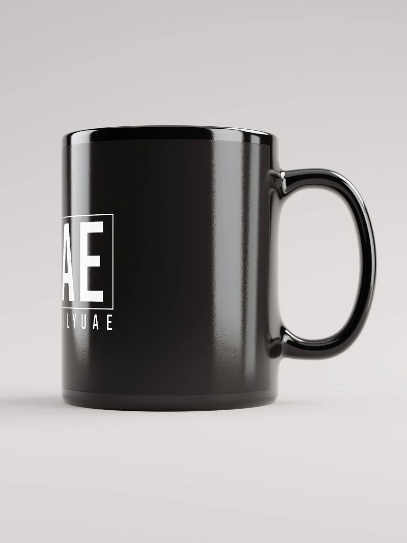 TFUAE Black Glossy Mug