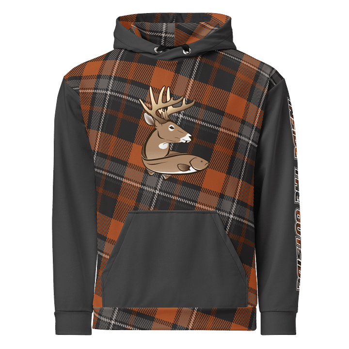 Orange Tartan Hoodie product image (1)