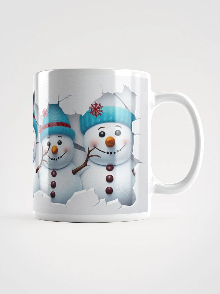 The Chilly Bunch - Snowman Family 3D Christmas Mug product image (2)