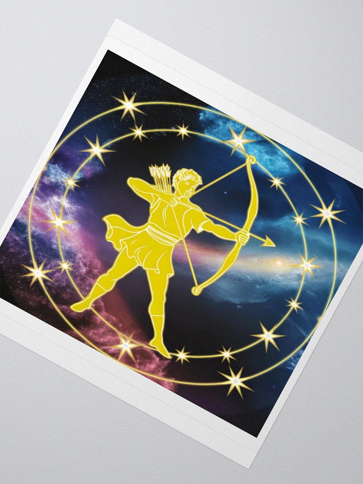Exclusive Sagittarius Zodiac Sticker: Centaur Archer in Cosmic Twilight - Perfect for Astrology Fans and Unique Gifts! product image (6)