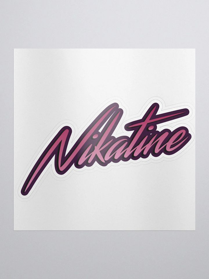 Nikatine Logo Sticker product image (2)