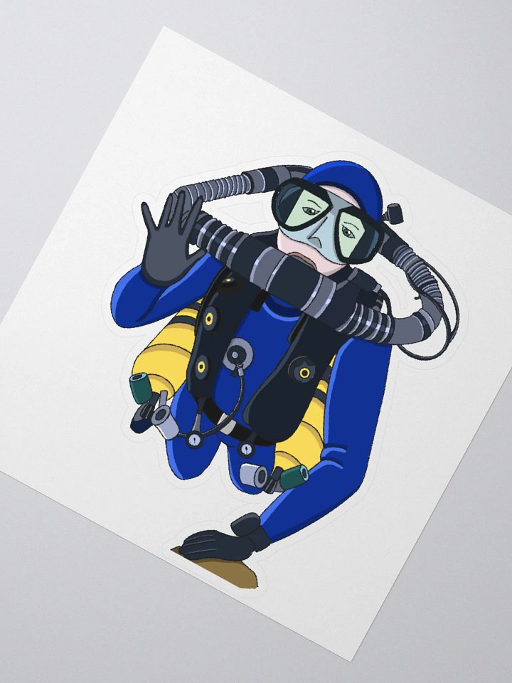 Rebreather Diver Sticker product image (2)