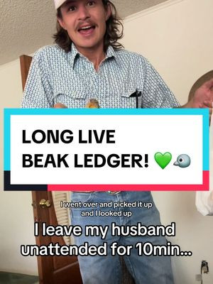 LONG LIVE BEAK LEDGER! 💚 🐦  🎥 @Ambry Pack  #greenflags #wholesome #cute #couplegoals #marriage #fyp #viral 