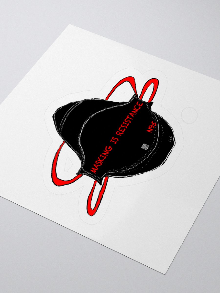 MASKING IS RESISTANCE Stickers product image (7)