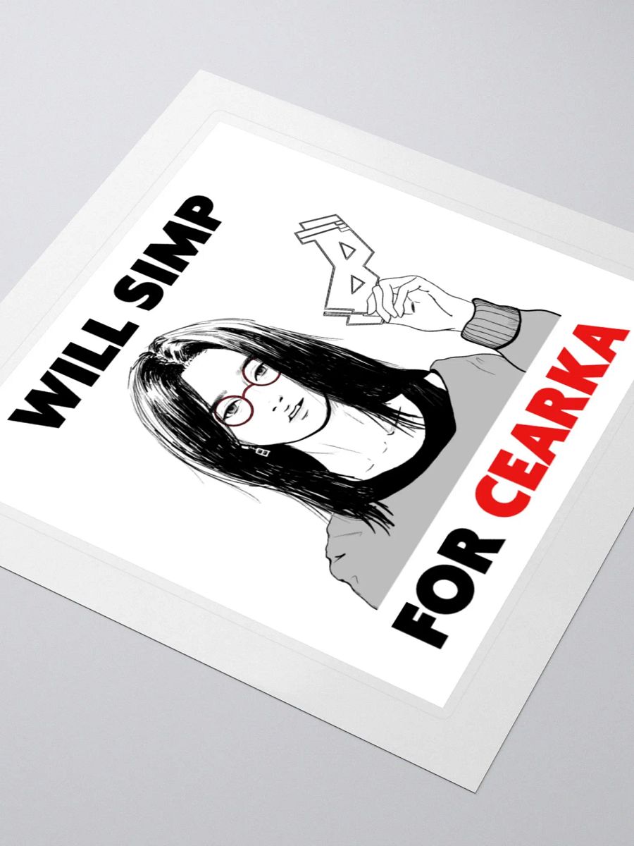 will simp for cearka sticker product image (3)