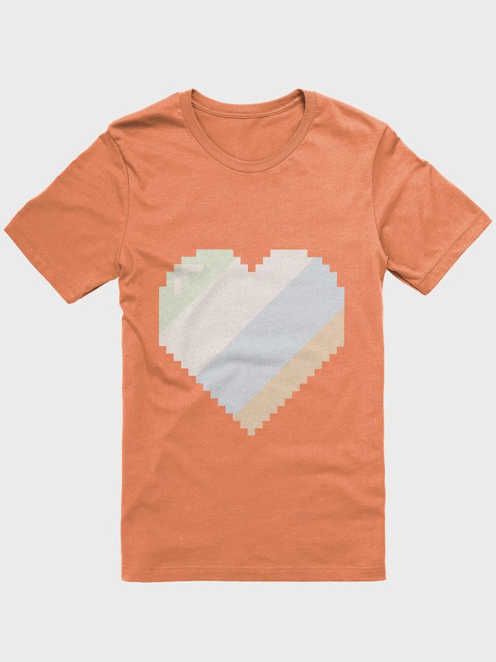 Unlabeled heart T-shirt product image (2)