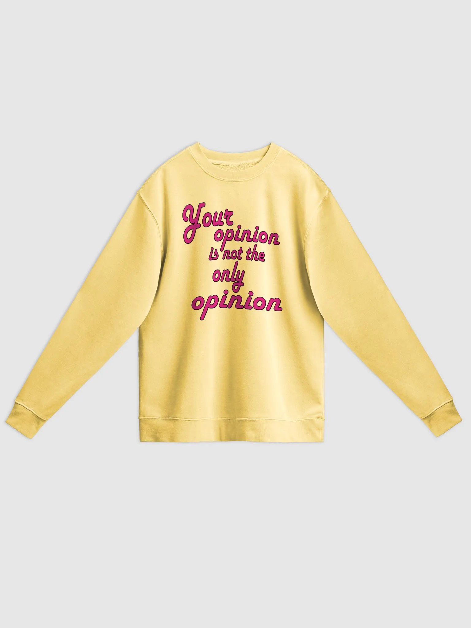 Your Opinion... Independent Trading Co. Unisex Midweight Pigment Dyed Sweatshirt product image (1)