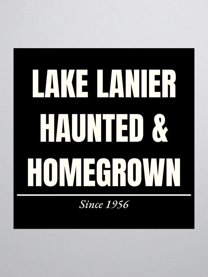 “Haunted & Homegrown” Sticker product image (2)