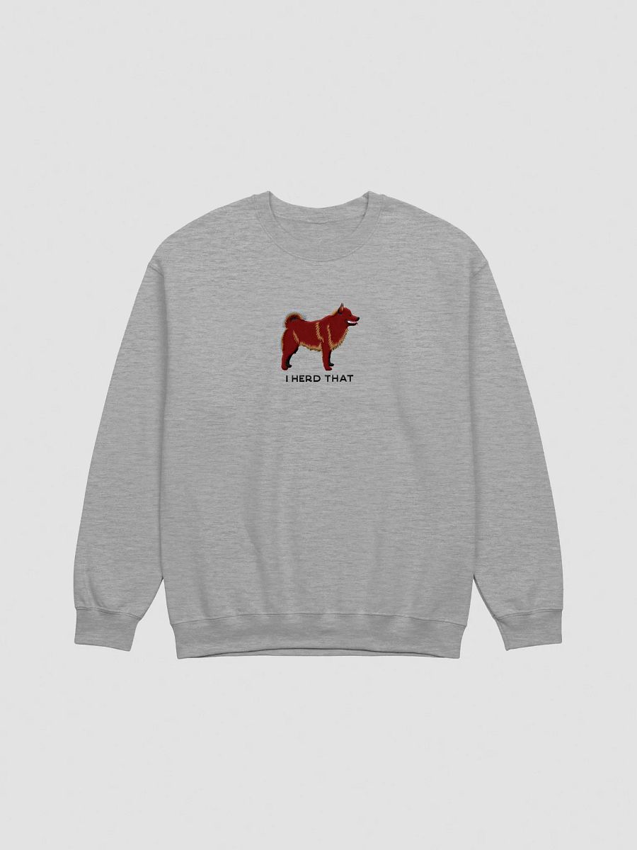 I Herd That Sweatshirt (Embroidered) of a Schipperke(Brown) product image (10)