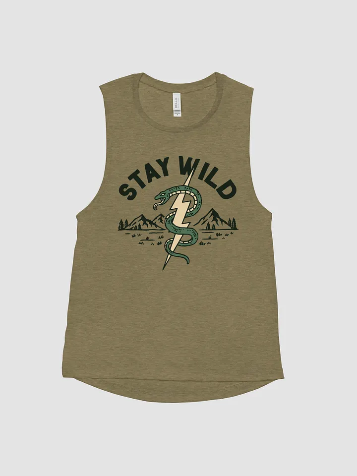 Stay Wild Women's Flowy Muscle Tank product image (1)