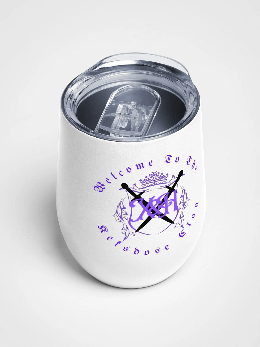Welcome To The Keksdose Clan' Wine Tumbler product image (4)