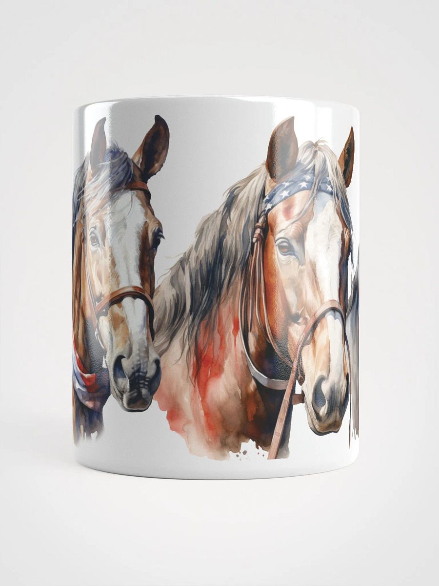 Patriotic American Horses Mug product image (2)