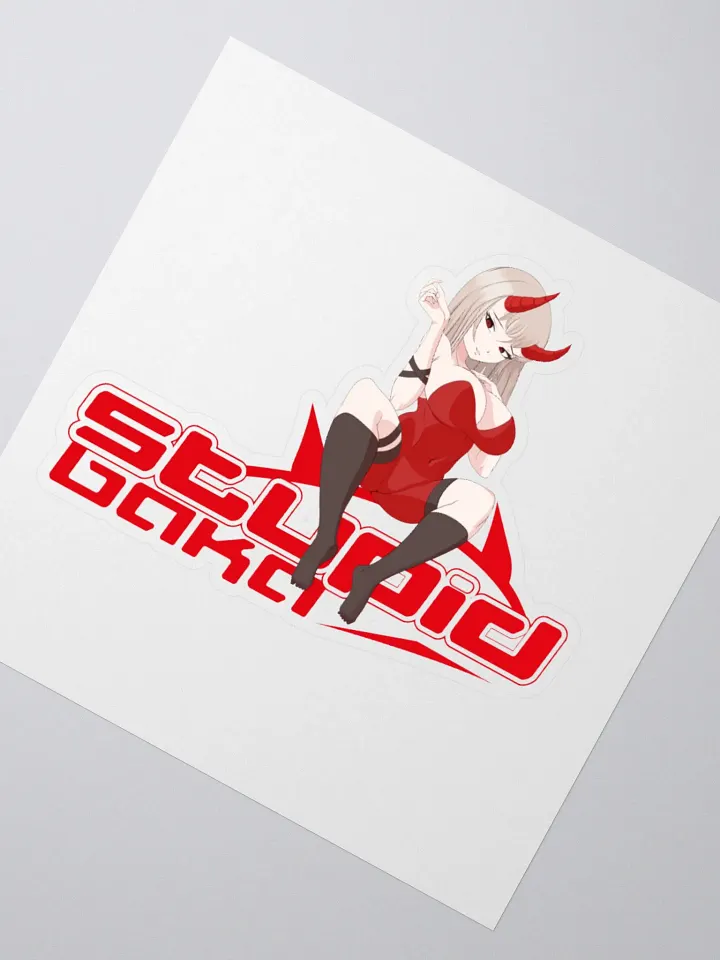 Stupid Baka Girl Sticker product image (4)