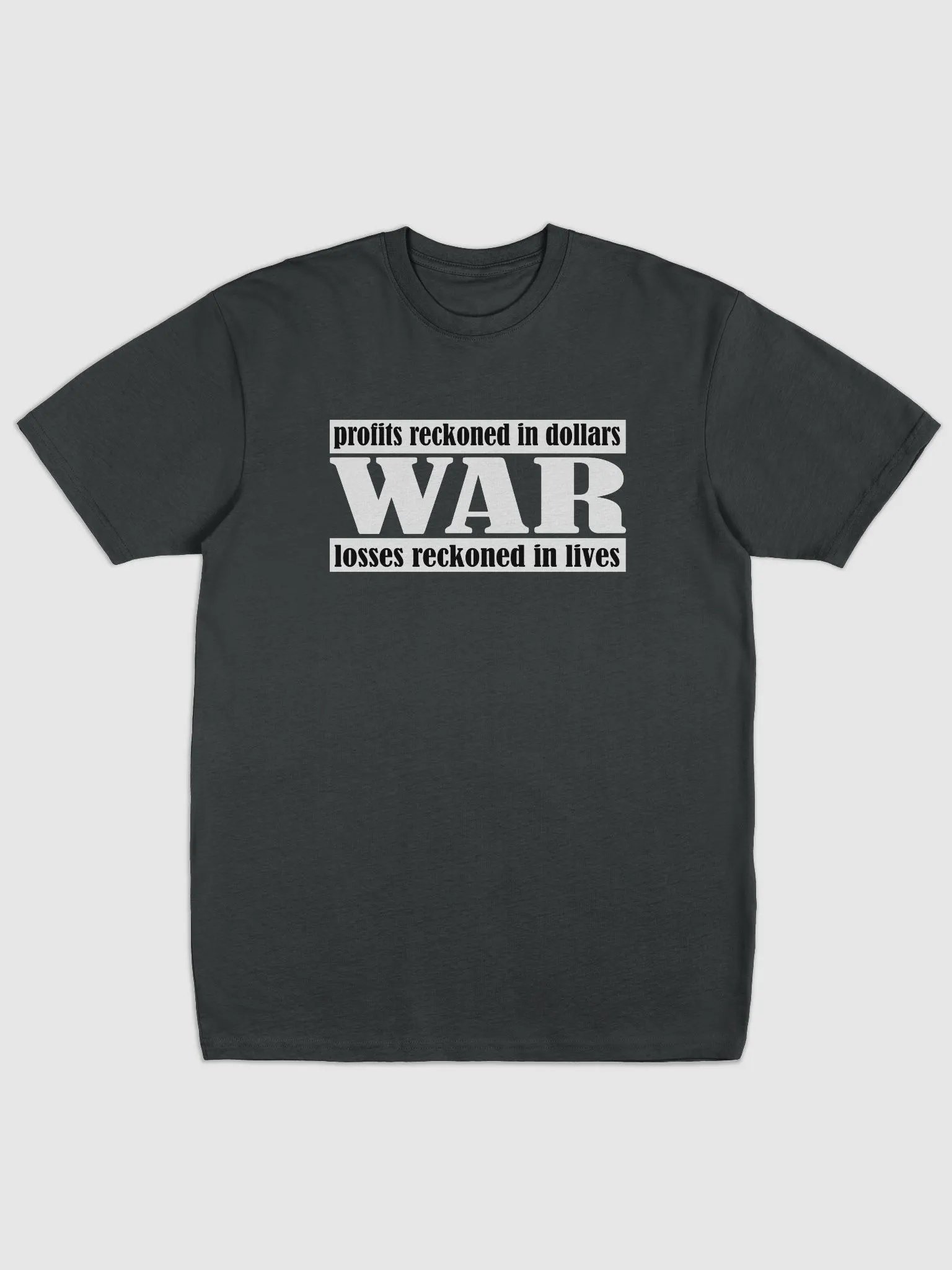 The Cost Of War - Cotton Heritage Men's Premium Heavyweight Tee product image (2)