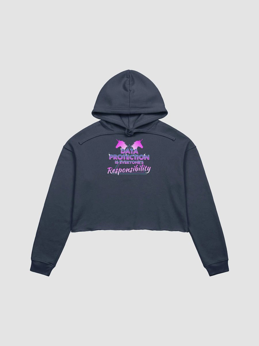 Data Protection fleece crop hoodie product image (2)