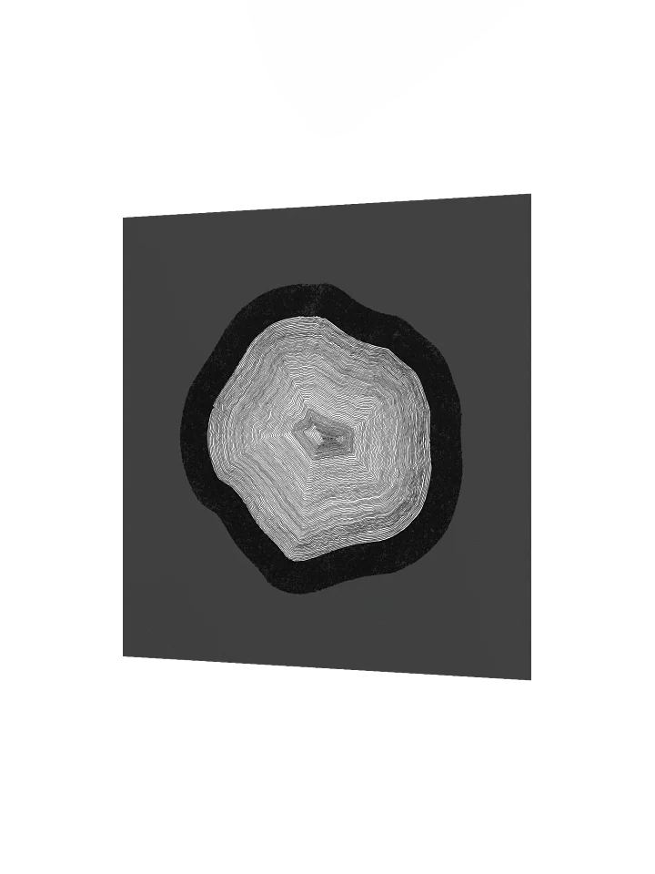 "Layers upon Layers" - Minimalist Poster (Wall Art) - Soft Black product image (2)