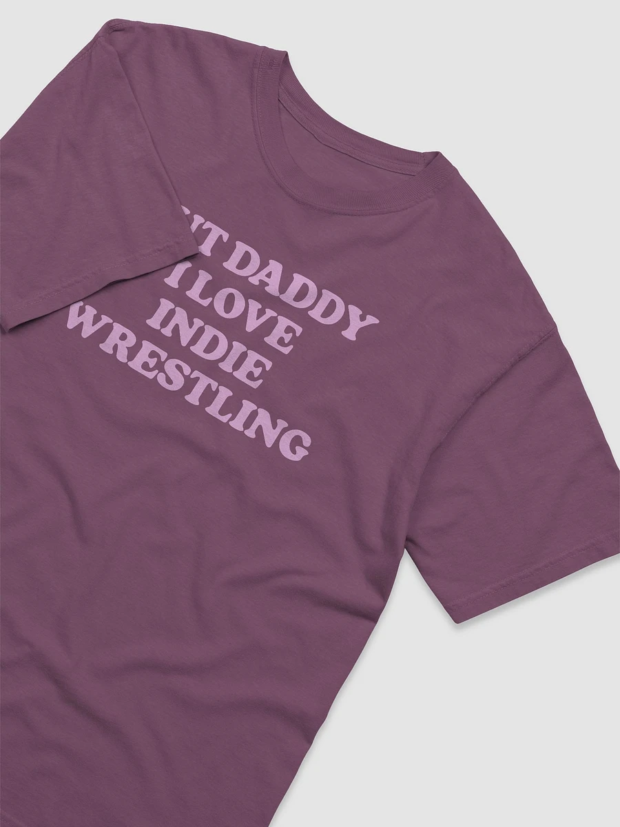 But Daddy, I Love Indie Wrestling Short Sleeved T-Shirt (Pink Font) product image (5)