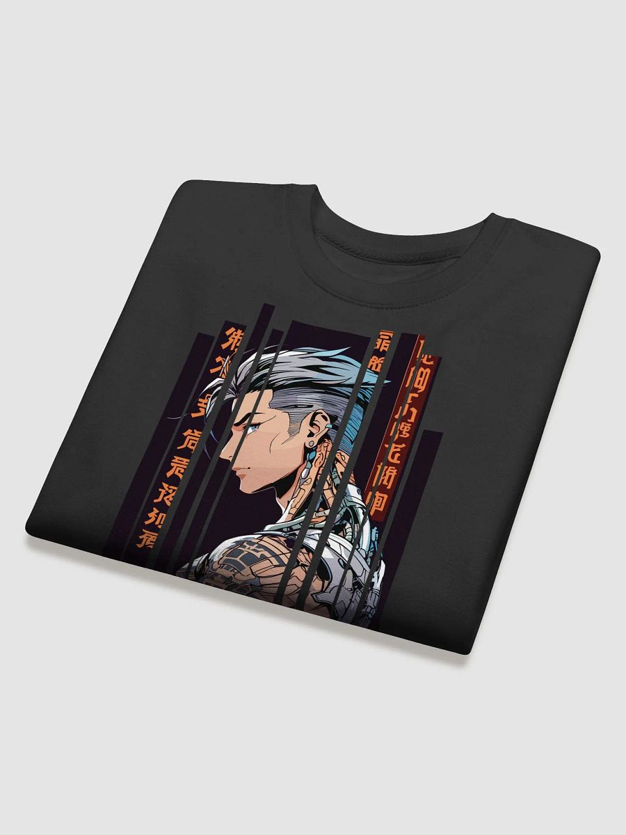 Cyber ​​orange tattooed man Sweatshirt product image (4)