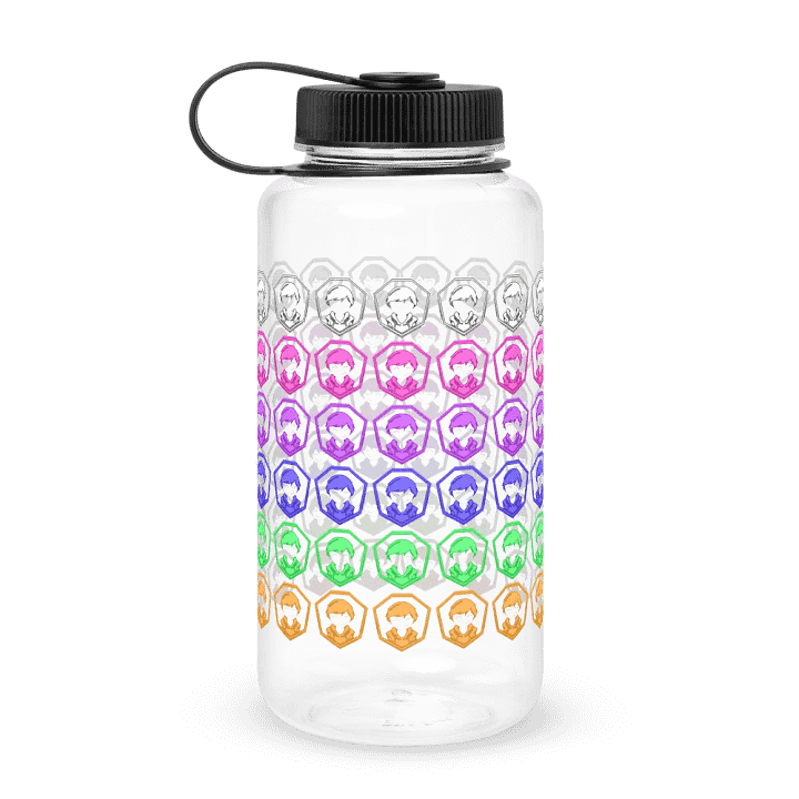 mythcafe sub badge water bottle product image (1)