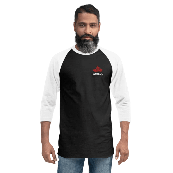 Black Rpold baseball Tee product image (2)