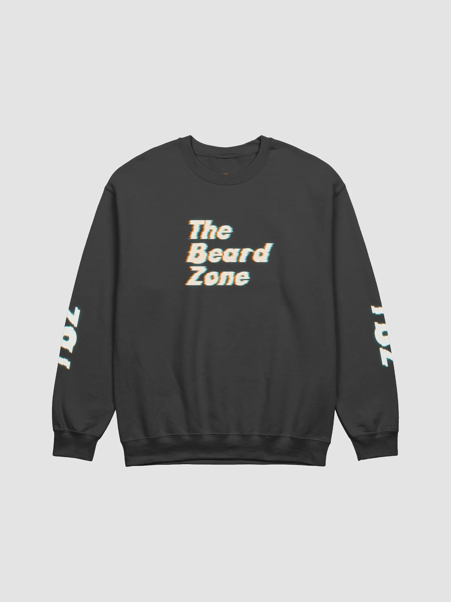 The Beard Zone Glitched Crewneck Sweatshirt product image (1)