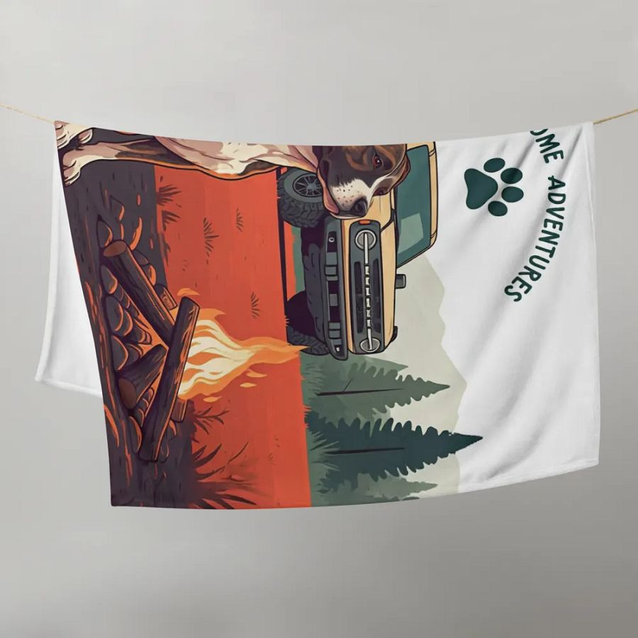 Pawsome Adventures Throw Blanket product image (9)