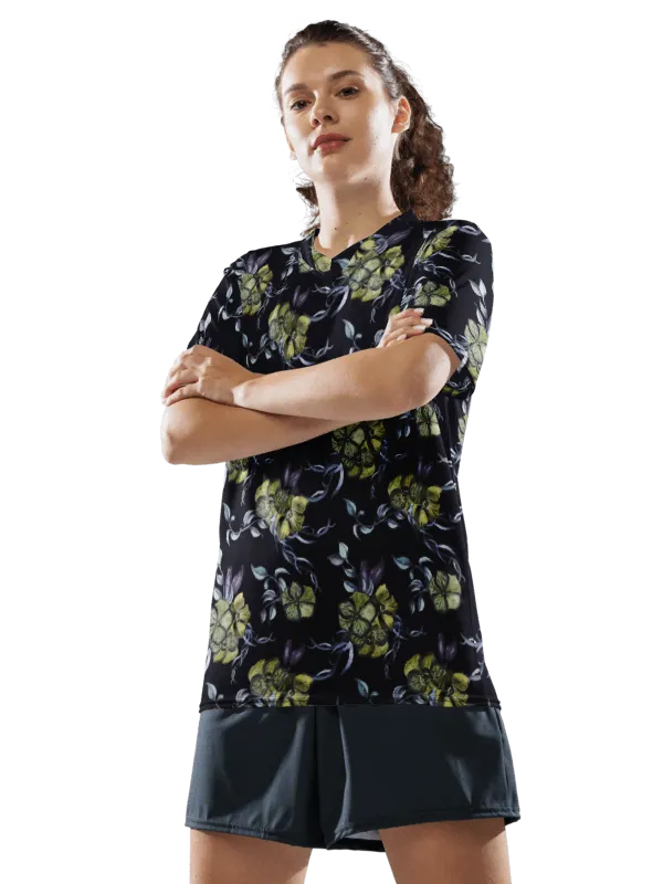 Gothic Flower | Recycled Unisex Sports Jersey product image (2)