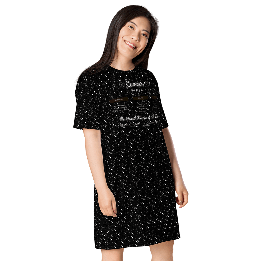 Cancer Zodiac 2025, Attributes Table, Tee Dress product image (4)